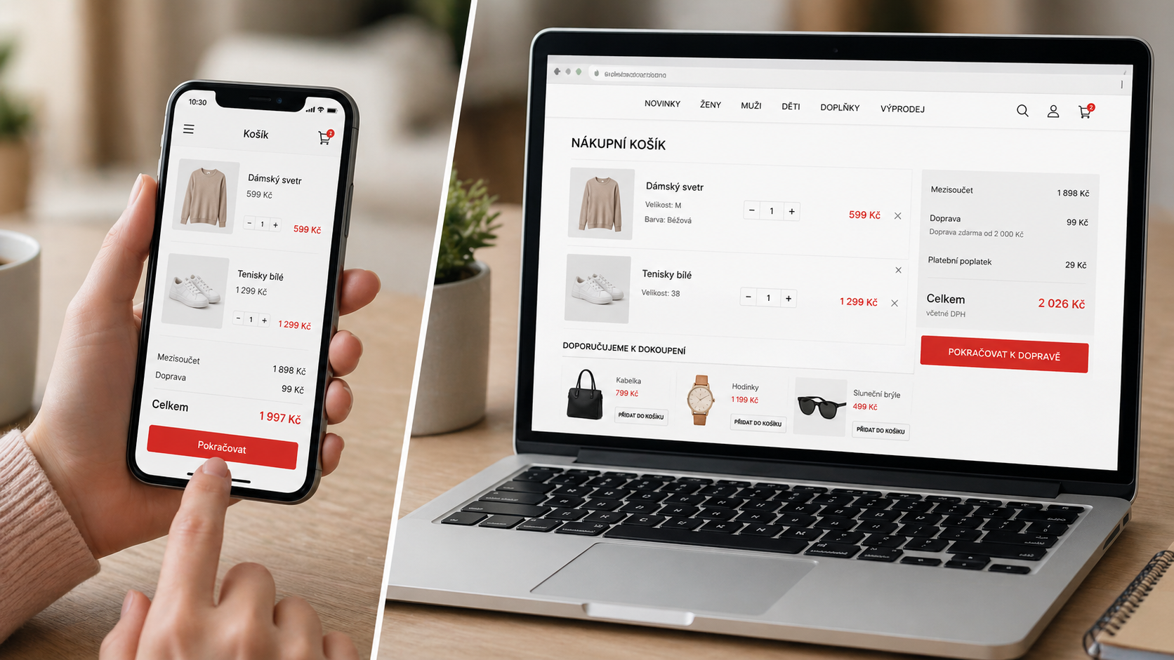 Nákup na mobilu vs. na počítači: kde děláme víc chyb a proč