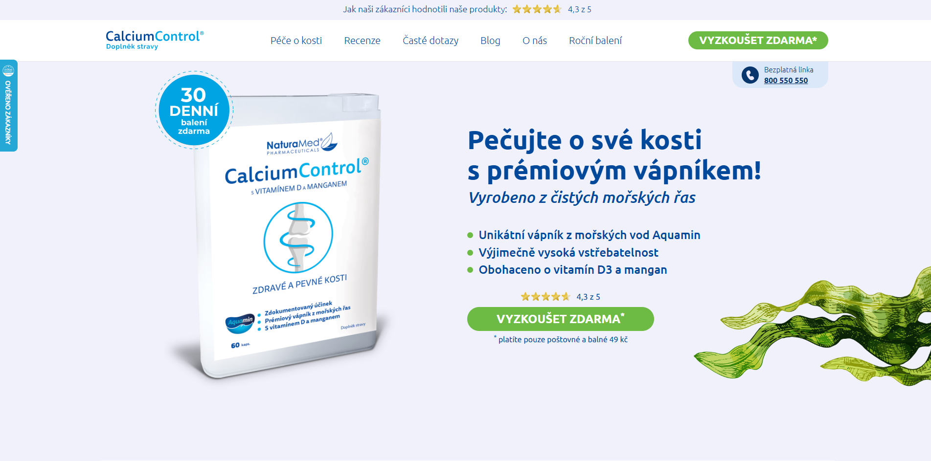 CalciumControl Recenze