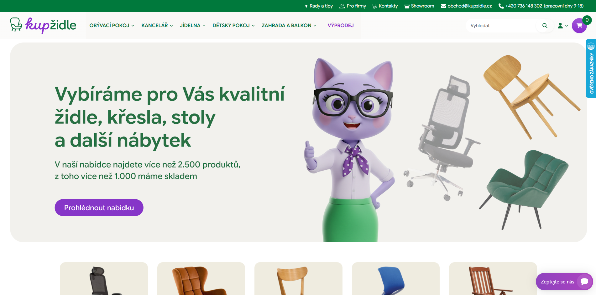 Kupžidle Recenze