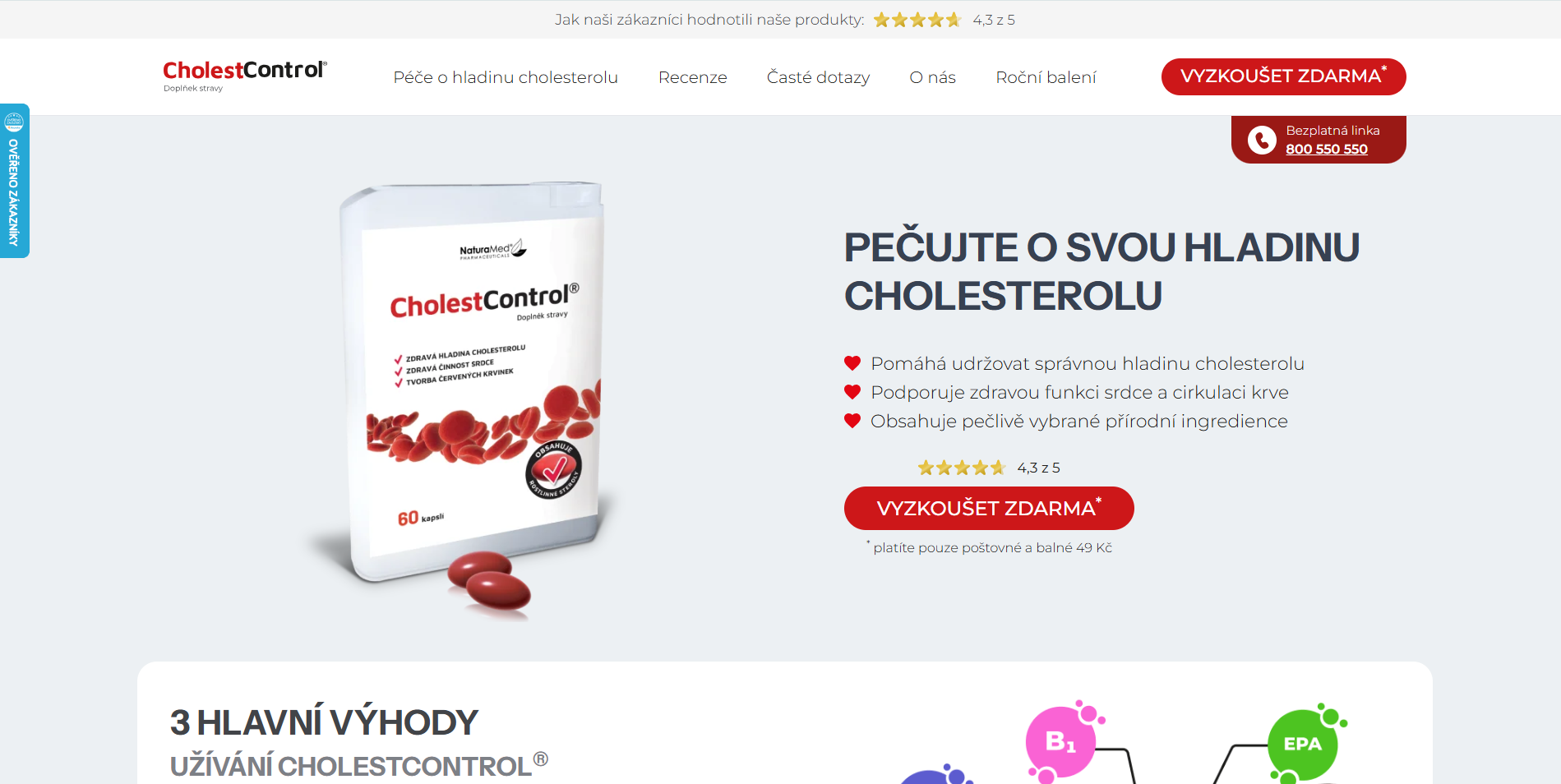 CholestControl Recenze